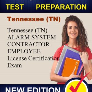 Study Tennessee (TN) ALARM SYSTEM CONTRACTOR EMPLOYEE License Practice Course - Proxsoft
